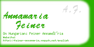 annamaria feiner business card